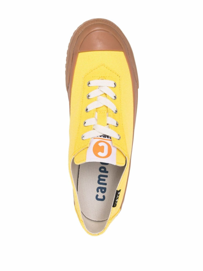 Shop Camper Camaleon 1975 Flatform Sneakers In Yellow