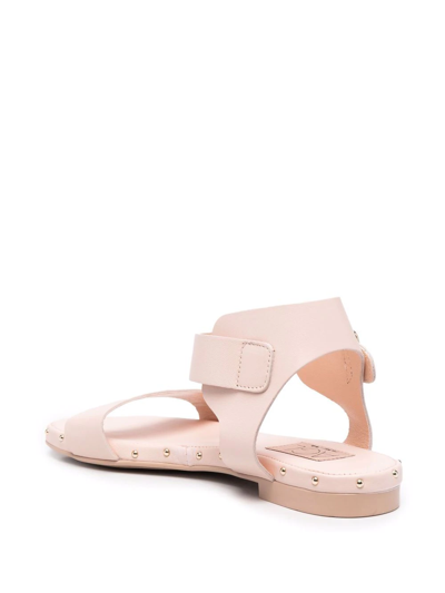 Agl Attilio Giusti Leombruni Sveva Leather Sandals In Pink