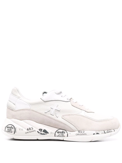 Shop Premiata Scarlett Low-top Sneakers In White