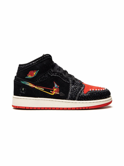 Jordan 1 Mid Se "siempre Familia" Sneakers In Black