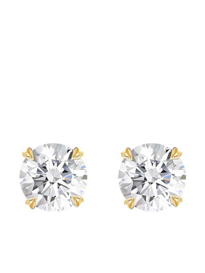 Shop Pragnell 18kt Yellow Gold Windsor 0.60ct Diamond Stud Earrings