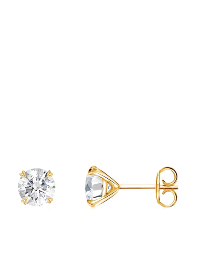 Shop Pragnell 18kt Yellow Gold Windsor 0.60ct Diamond Stud Earrings