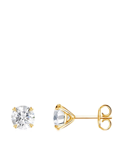 Pragnell 18kt Yellow Gold Windsor 0.60ct Diamond Stud Earrings In Gold