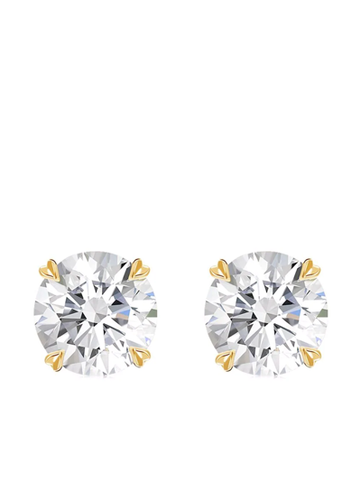 Shop Pragnell 18kt Yellow Gold Windsor 0.80ct Diamond Stud Earrings