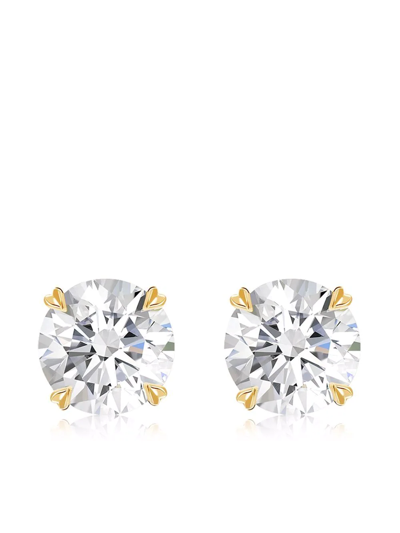 Shop Pragnell 18kt Yellow Gold Windsor 1.80ct Diamond Stud Earrings