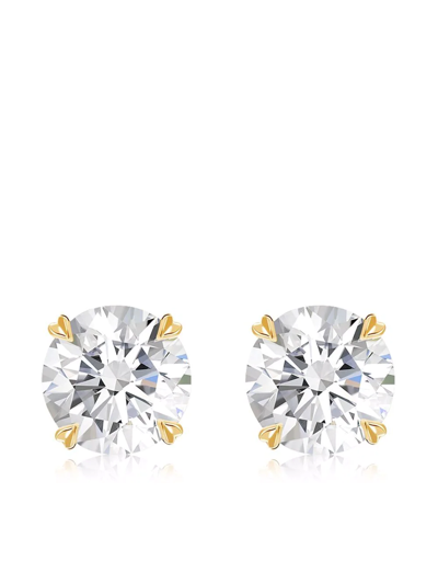 Pragnell 18kt Yellow Gold Windsor 1.80ct Diamond Stud Earrings In Gold