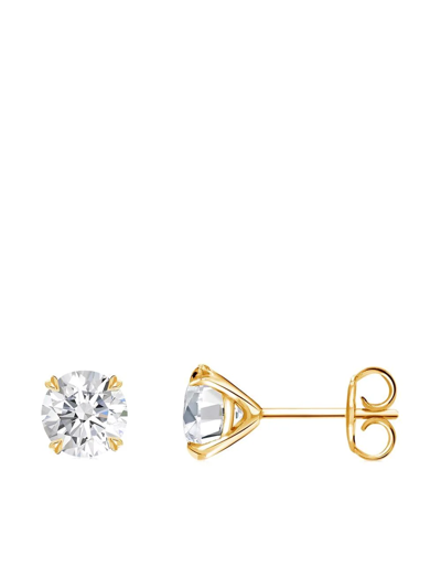 Shop Pragnell 18kt Yellow Gold Windsor 0.80ct Diamond Stud Earrings