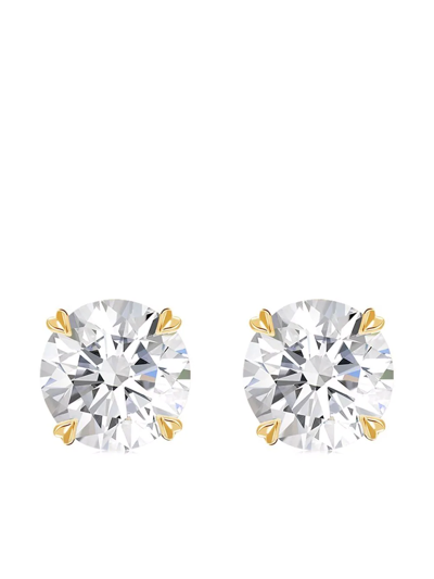 Shop Pragnell 18kt Yellow Gold Windsor 1.20ct Diamond Stud Earrings