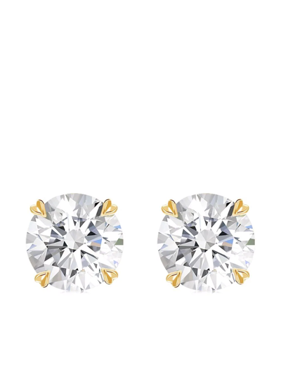 Pragnell 18kt Yellow Gold Windsor 1.20ct Diamond Stud Earrings In Gold