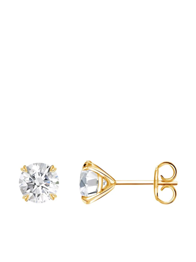 Shop Pragnell 18kt Yellow Gold Windsor 1.20ct Diamond Stud Earrings