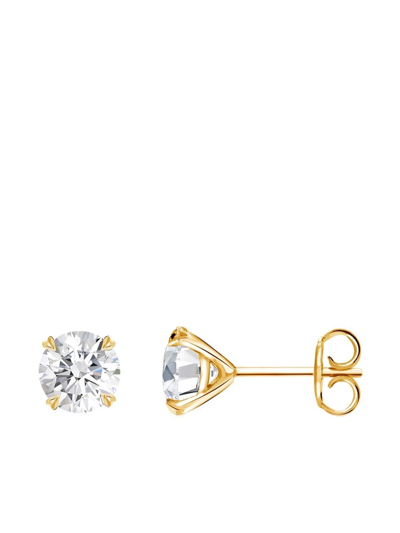 Pragnell 18kt Yellow Gold Windsor 1.20ct Diamond Stud Earrings In Gold
