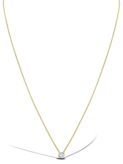 Shop Pragnell 18kt Yellow Gold Windsor 0.32ct Diamond Pendant Necklace