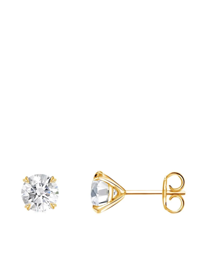Shop Pragnell 18kt Yellow Gold Windsor 0.46ct Diamond Stud Earrings