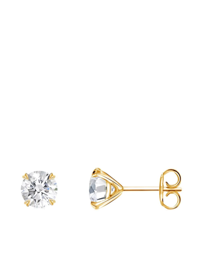 Pragnell 18kt Yellow Gold Windsor 1.20ct Diamond Stud Earrings In Gold