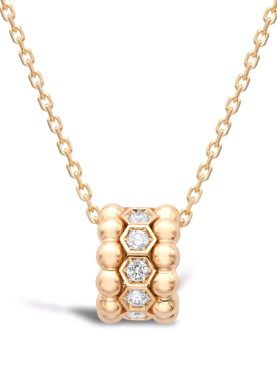 Shop Pragnell 18kt Rose Gold Bohemia Diamond Pendant Necklace In Pink