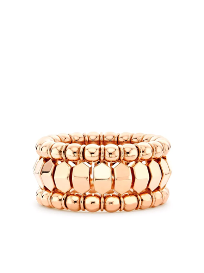 Shop Pragnell 18kt Rose Gold Bohemia Ring In Pink