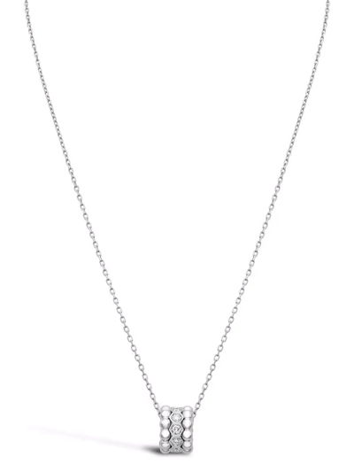Shop Pragnell 18kt White Gold Bohemia Diamond Pendant Necklace In Silver