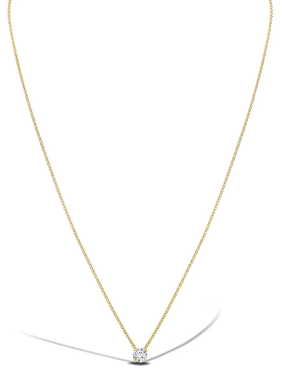 Shop Pragnell 18kt Yellow Gold Windsor 0.75ct Diamond Pendant Necklace