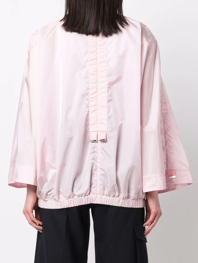 Shop Khrisjoy Wide-sleeve Bomber Jacket In Pink