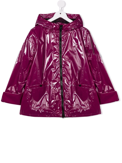 Herno Waterproof Jacket In Purple