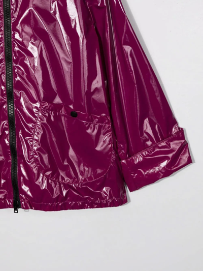 Herno Waterproof Jacket In Purple
