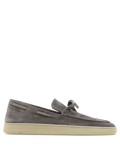 Shop Officine Creative "herbie" Loafers In Grey