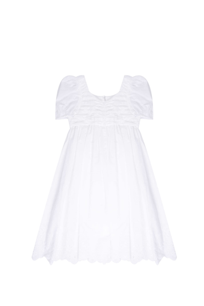 Shop Dolce & Gabbana Cotton Dress In White