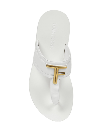 Shop Tom Ford Sandals In White