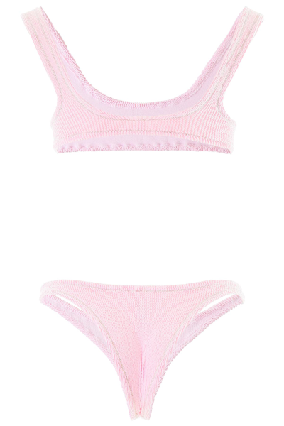 Shop Reina Olga Ginny Set Bikini In Pastel Pink (pink)