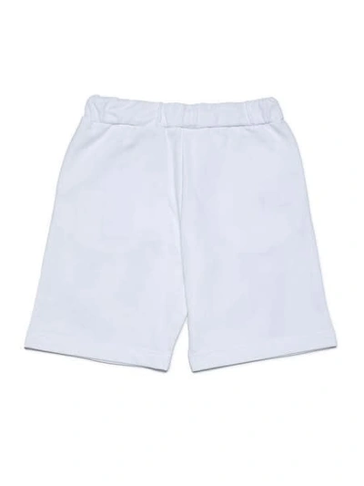 Shop Marni Sweatshirt Shorts In White