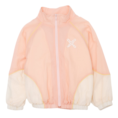 Shop Kenzo Sports Jacket With Print In Pink