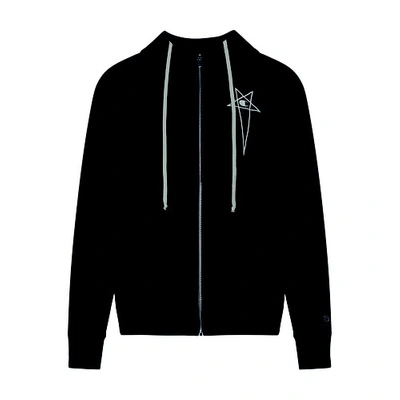 Shop Rick Owens X Champion - Jason Zipped Sweatshirt In Black
