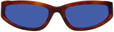 Shop Flatlist Eyewear Tortoiseshell Veneda Carter Edition Daze Sunglasses In Classic Hav