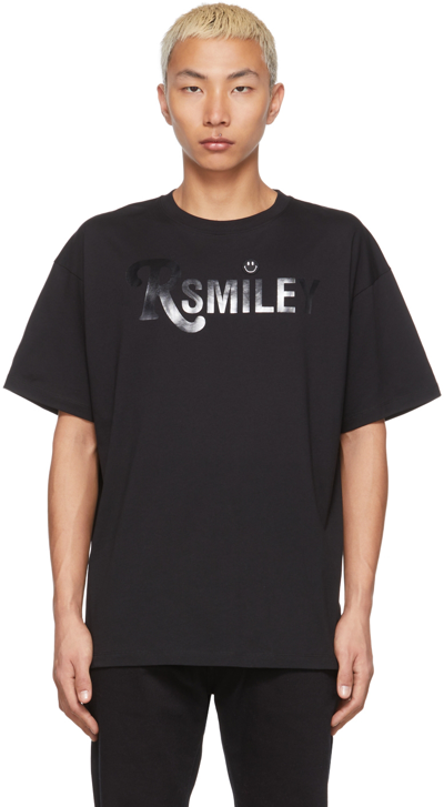Raf Simons Black Smiley Edition Rsmiley Graphic T-shirt | ModeSens