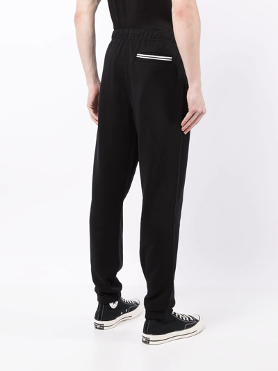 Shop Fred Perry Straight-leg Sweatpants In Schwarz