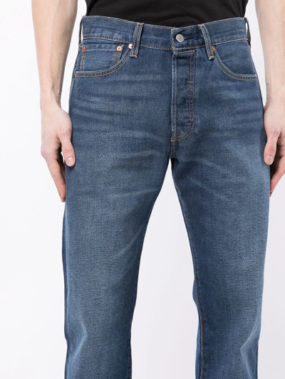 Shop Levi's 501 Straight-leg Jeans In Blau