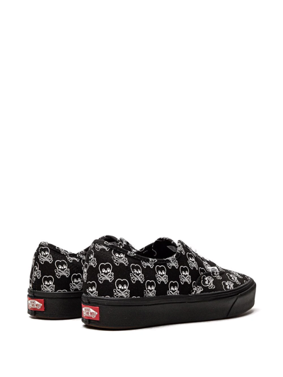 Vans Comfycush Authentic "cold Hearted" Sneakers In Black