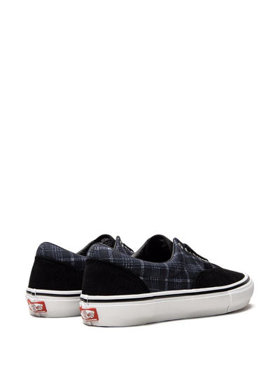 Shop Vans Skate Era "plaid" Sneakers In Black