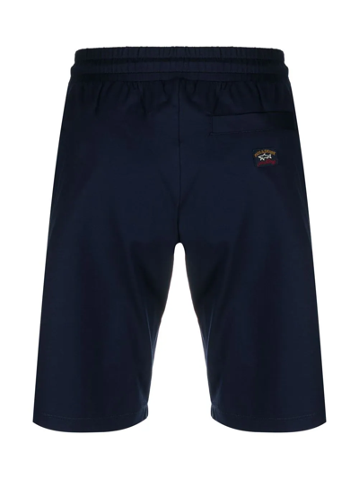 Paul & Shark Save The Sea Track Shorts In Blau