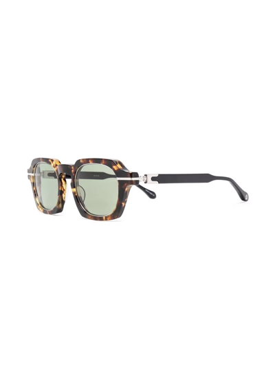 Matsuda Tortoiseshell-frame Sunglasses In Braun