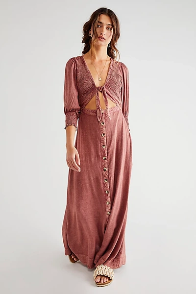 Free People String Of Hearts Maxi Dress In Empress Rock | ModeSens