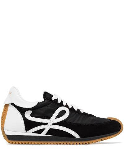 Shop Loewe Flow Runner Suede Sneakers