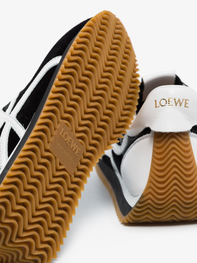Shop Loewe Flow Runner Suede Sneakers