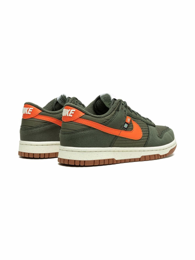 Nike Dunk Low "toasty Sequoia" Sneakers In Green