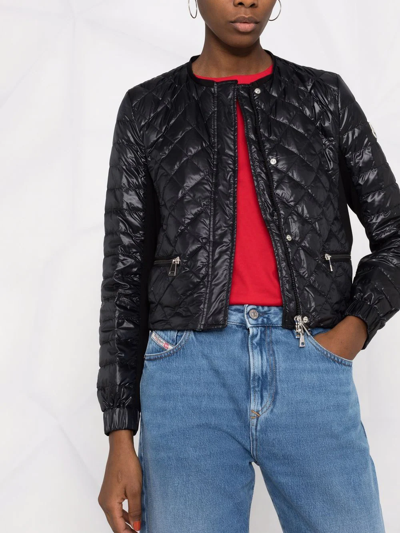 Shop Moncler Barneville Quilted Jacket In Black