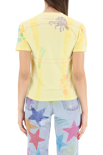 Shop Collina Strada Picnic Pierced T-shirt In Mixed Colours