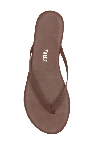 Shop Tkees Foundations Matte Flip Flop In Cappuccino