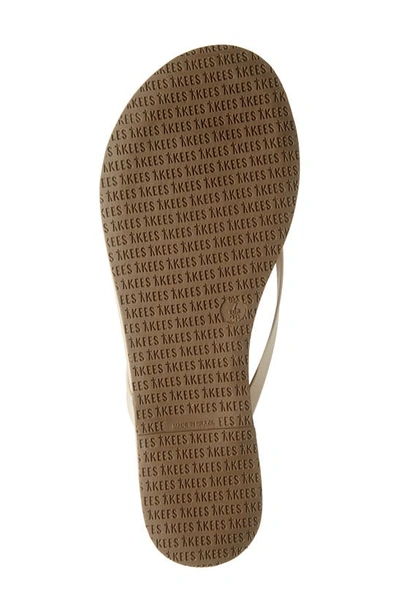 Shop Tkees Foundations Matte Flip Flop In Linen