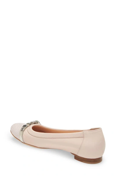 Shop Agl Attilio Giusti Leombruni Monika Cap Toe Ballet Flat In Penny Golden