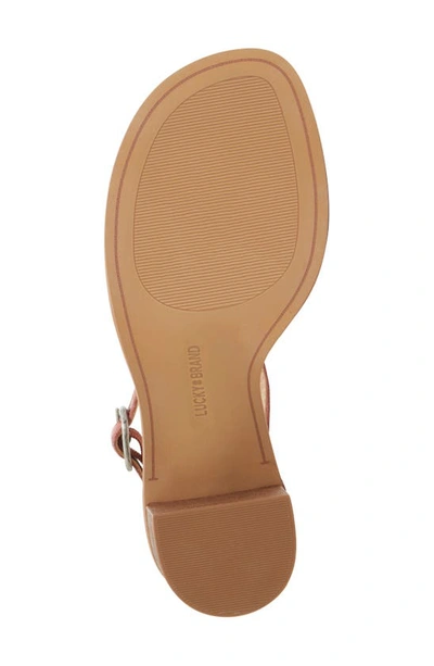 Shop Lucky Brand Sabeni Sandal In Rancho Red